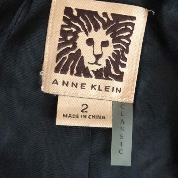 Anne Klein jacket for suit color gray no buttons - Picture 5 of 12